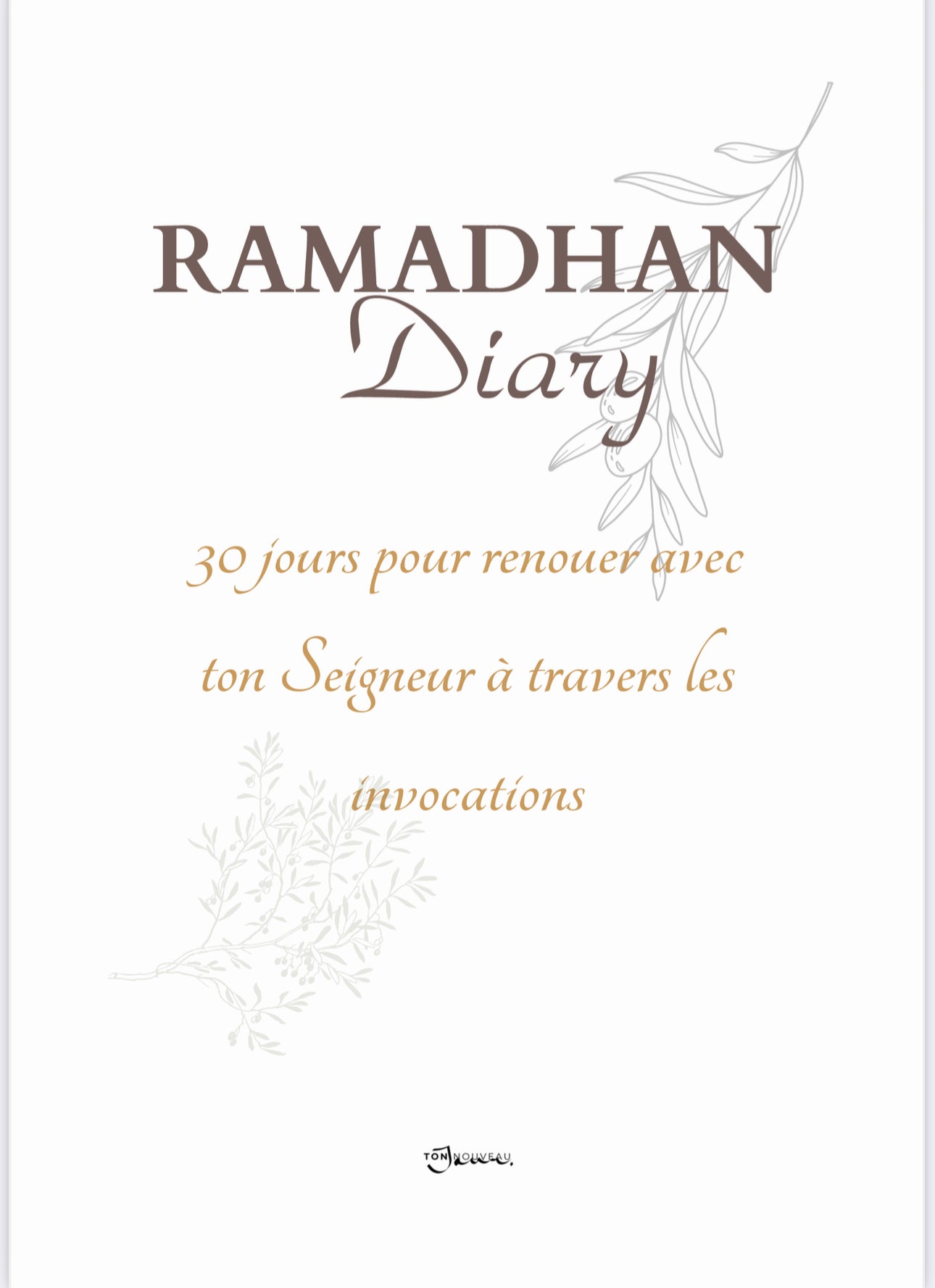 Ramadhan diary - Version digitale pdf